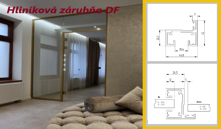 Hliníková zárubňa