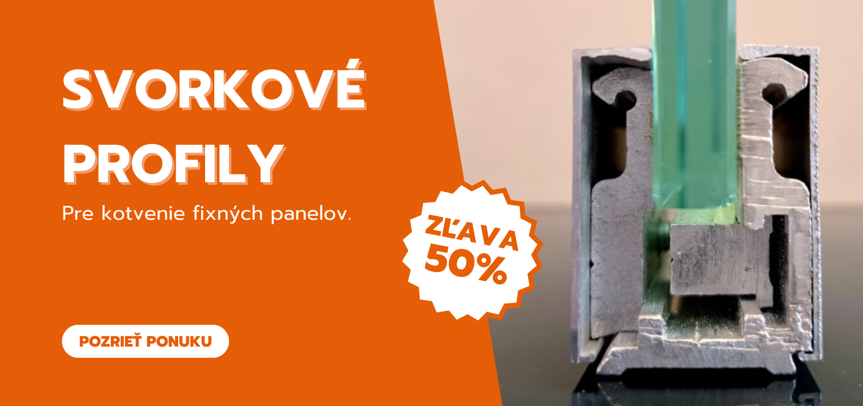profily pre kotvenie fixných panelov